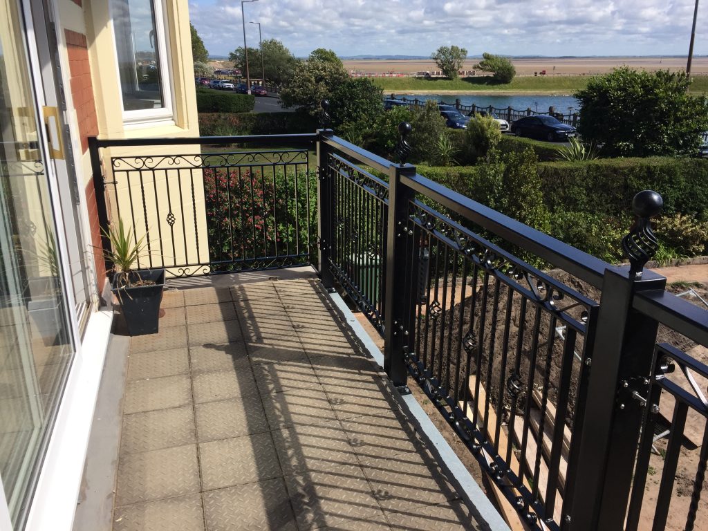 wrought iron handrail